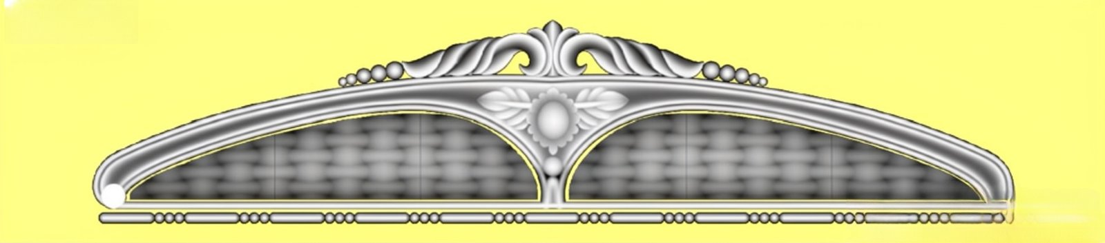 Mix - MIX-41 Architectural Arch Pediment Decorative Carving 3D Model